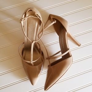 Chinese Laundry Patent Strappy Heels
